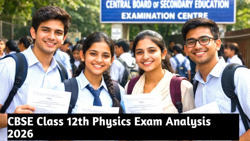 CBSE Class 12 Physics Exam Analysis 2026