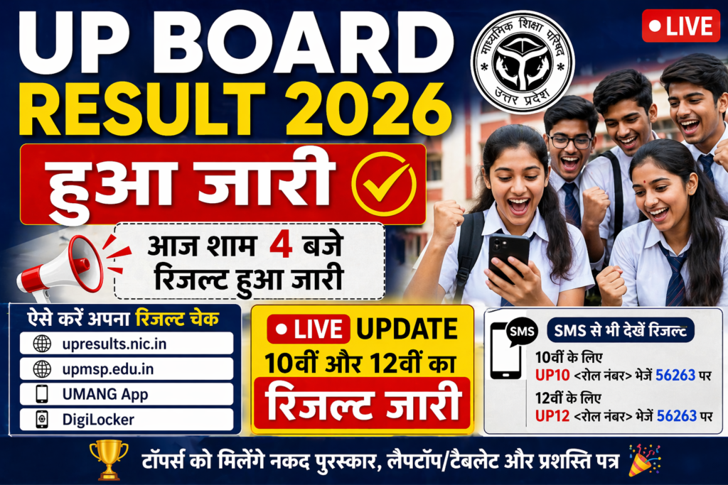 Up Board Result 2026