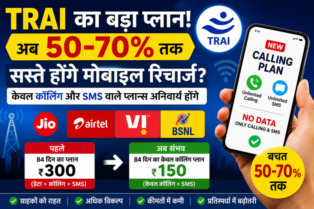 TRAI New Calling Plans 2026